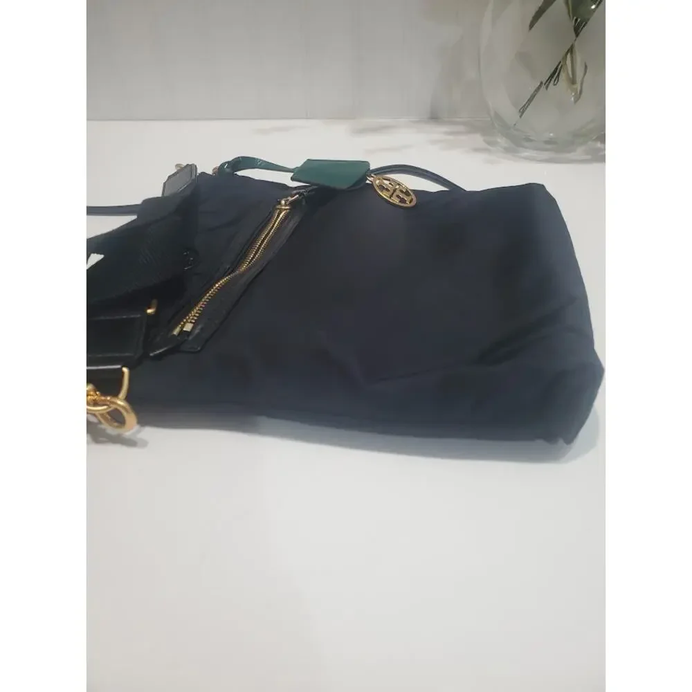 Tory Burch Nylon Messenger Bag Black